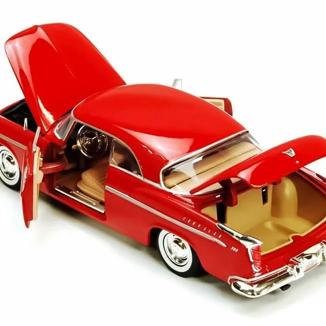 Motor Max 1:24 1955 Chrysler C300 Kırmızı Renk