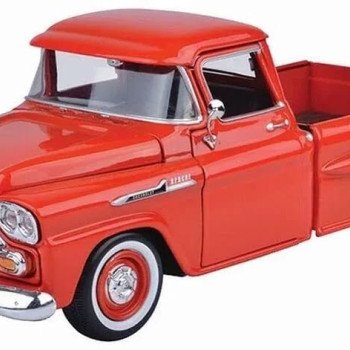 Motormax 1:24 1958 Chevy Apache Fleetside Pickup -Kırmızı