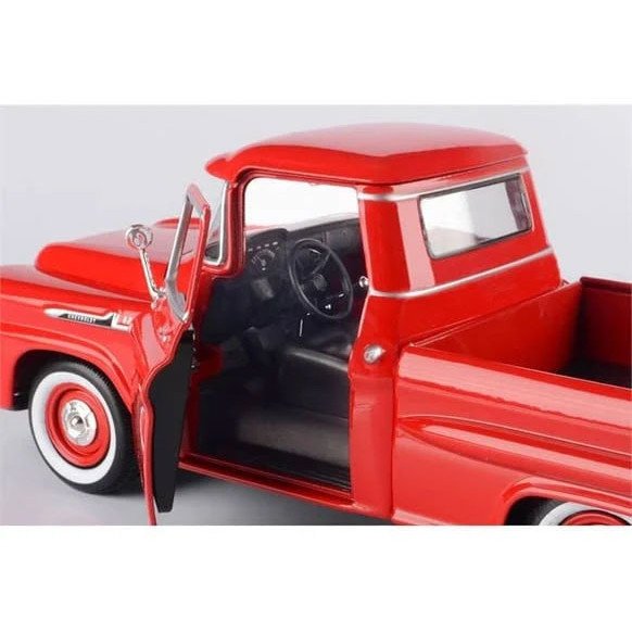 Motormax 1:24 1958 Chevy Apache Fleetside Pickup -Kırmızı