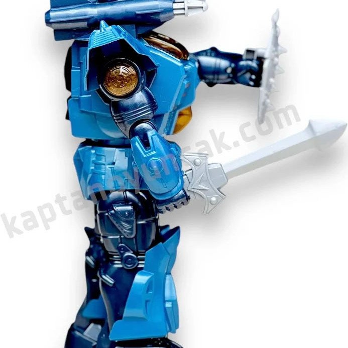 Işıklı ve Müzikli Roket Atan Pilli Savaşçı Robot
