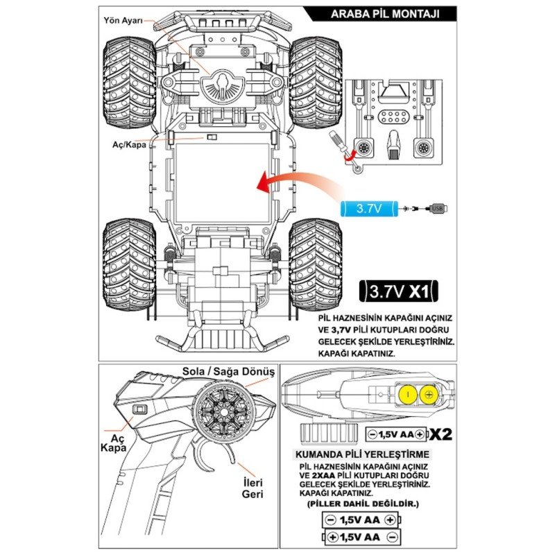 2.4G Off-Road Araba 2.4G Off-Road Araba