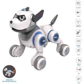Müzikli İnteraktif Robot Köpek