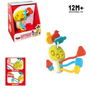 Eğitici Poppitli , CırCırlı, Bebek Anahtarlığı